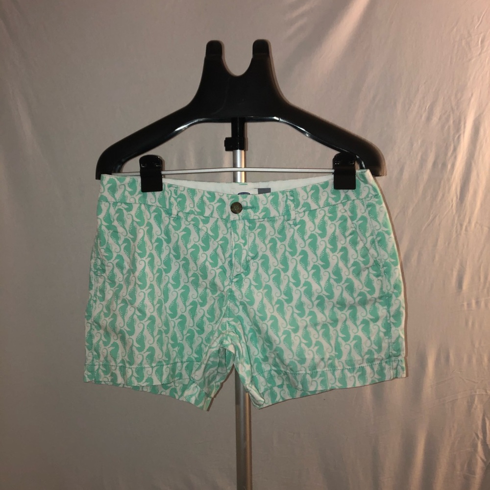 Old Navy Seahorse Patterned Shorts Size 6